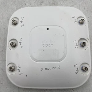 Cisco AIR-CAP3502P-A-K9 Airnet 802.11n Dual Band Wi-Fi Access Point MW3B2 - Afbeelding 1 van 3