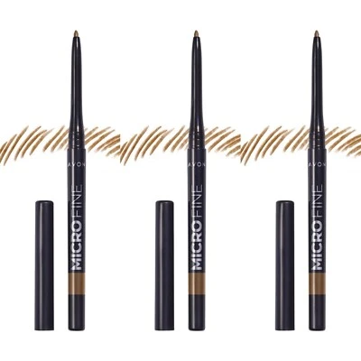 Avon Micro Fine Twist Up Brow Definer Pencil 0.13g | LIGHT BROWN | Set of 3 - Image 1 of 4