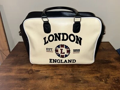 Bolso de hombro retro vintage con logotipo de Londres Inglaterra Foto 1 de 4