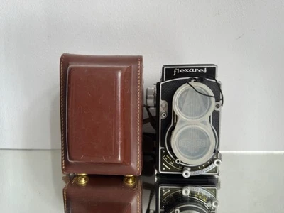 SERVICED & TESTED FLEXARET STANDARD BLACK TLR CAMERA CZECH MEOPTA - Photo 1/4