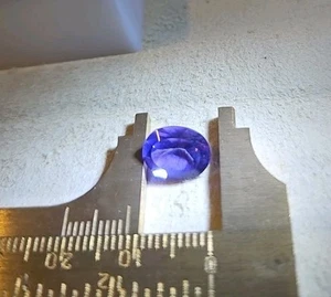 1.65 ct Alexandrite. Pink / Purple Color Loose Stone, CZ , Color Change,  Oval - Picture 1 of 6