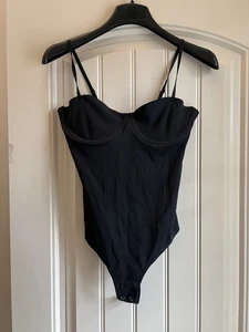 Anwnd Damen-Body Größe M schwarz mit Bügel Stil #10269 neu mit Etikett - Bild 1 von 8