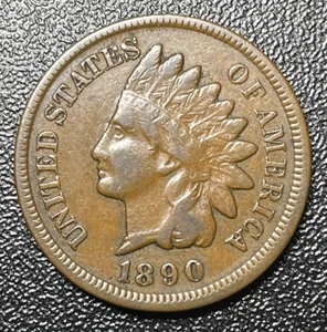 1890 “Full Liberty” Indian Head Cent “Great Value On eBay” - Picture 1 of 2