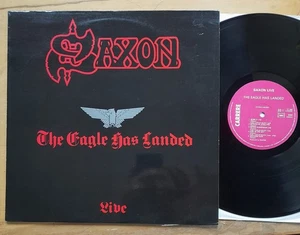 Saxon 1982 original press The Eagle Has Landed  Carrere 68780 LP  French Import - Bild 1 von 13