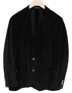 Suitsupply La Spalla Herren UK48R Schwarz Baumwolle Stretch Nicht Gefüttert Samt - Bild 1 von 10