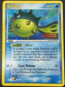 Qwillfish 27/109 EX Team Rocket Returns Stamped Holo Rare Pokémon Card NM - Picture 1 of 2