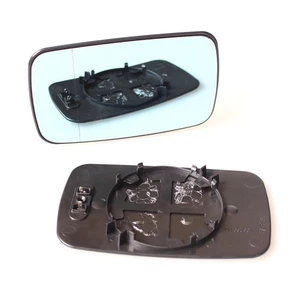 Pair Blue Door Side Wing Mirror Glass Replacement For BMW 5 Series E39 1997-2003 - Bild 1 von 5