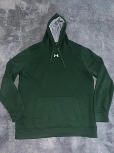 Under Armour hoodie Size XL Dark Green Loose Fit - Picture 1 of 4