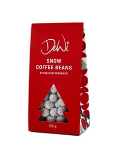 Schneekaffeebohnen - Kaffeebohnen in Milchschokalade und Puderzucker 100g - Bild 1 von 1