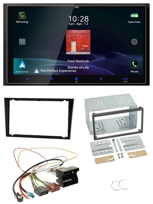 JVC USB Bluetooth 2DIN DAB MP3 Autoradio für Opel Combo C Omega B Corsa C ab 200 - Bild 1 von 4