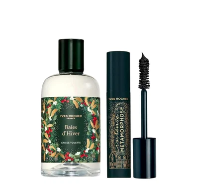 Yves Rocher зимние ягоды туалетная вода подарочный набор метаморфоза тушь ограниченного тиража - Изображение 1 из 4