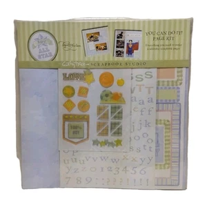 C.R. Gibson Wandteppich Sammelalbum Cathy Heck Seite Kit machen 6 Seiten Aufkleber Rahmen - Bild 1 von 4