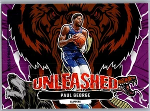 2023-24 Donruss #2 Paul George Unleashed Purple Press Proof Los Angeles Clippers - Picture 1 of 2