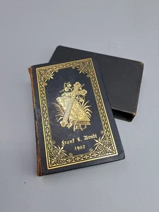 Lutheran Church Hymns 1902 Eden Publishing German Evangelical Song Book w/ Box - Foto 1 di 14