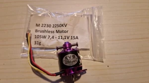 Brushless Outrunner Motor M2230 2250KV 105W 15A 7,4-11,1V - Bild 1 von 1