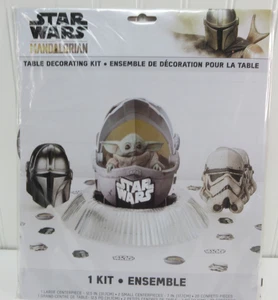 Star Wars Mandalorian Mesa Documentación Kit Fiesta Decoración El Niño Bebé Yoda Nuevo - Imagen 1 de 9