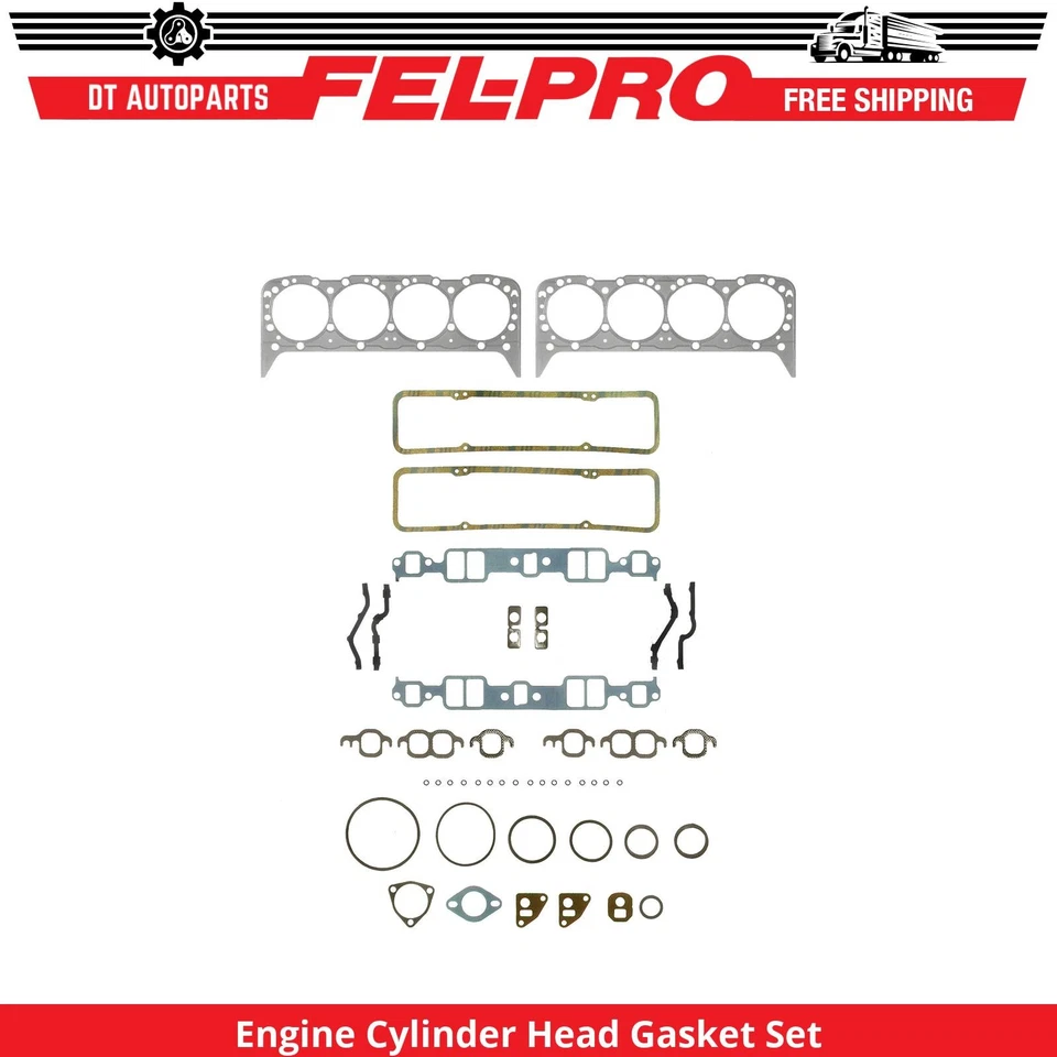 For 1965-1974 Checker Marathon Engine Cylinder Head Gasket Set Fel-Pro 1966 1967 - Image 1 of 1
