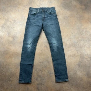 LEVI'S 512 Jeans Uomo (29 Pollici Vita) (30 Pollici Gamba) Slim Tapered Fit Blu Classi - Foto 1 di 12