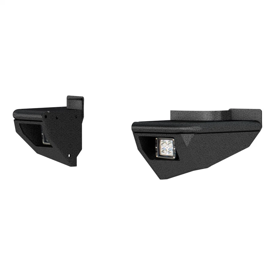 Aries TrailChaser Aluminum Rear Bumper Corners with LEDs for 07-25 Jeep Wrangler - Image 1 of 1