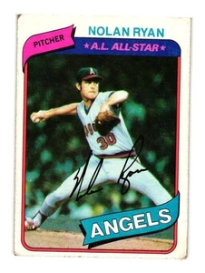 1980 Topps - Nolan Ryan (#580) California Angels en muy buen estado-ex forma - Imagen 1 de 2