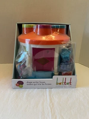 Battat Shape Sorter House Toy Color and Shape Sorting Toy 6 Keys 12 Shapes - Image 1 of 4