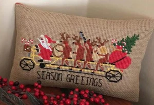 Noel Ride by Twin Peak Primitives cross stitch pattern - Imagen 1 de 1