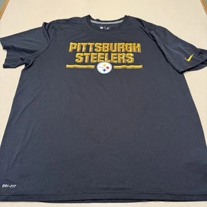 Nike Dri Fit Adult XXL Pittsburgh Steelers NFL Team Apparel Tshirt - Picture 1 of 12