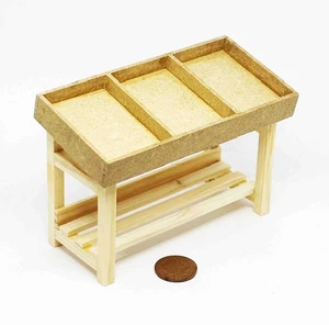 Puppenhaus Holz Markt Display Theke Miniatur Stall Maßstab 1:12 A&D3 Tumdee - Bild 1 von 8
