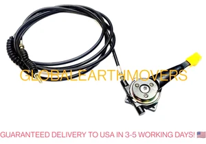 JCB BACKHOE - THROTTLE CABLE ASSY. WITH LEVER AND KNOB (PART NO. 910/48800) - Picture 1 of 13