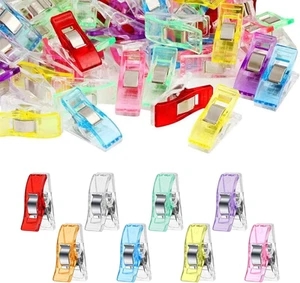 Zalizr Sewing Clips, 100 Pcs with Plastic Box, Premium Quilting Clips for Sup... - Picture 1 of 12
