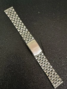 Brazalete Reloj De Pulsera 18mm STAINLESS STEEL Vintage Como Nuevo - Imagen 1 de 9