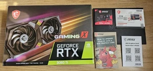 MSI GeForce RTX 3060 Ti Gaming X 8GB GDDR6 Graphics Card - Picture 1 of 11