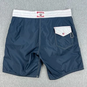 Birdwell Beach Britches Board Shorts Mens 35 Blue USA American Flag 8.5" Inseam - Picture 1 of 12