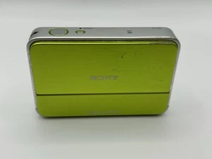 Junk Sony Cyber-shot DSC-T2 Green 8.1MP Compact Digital Camera 3x Zoom LCD Haze - Picture 1 of 24