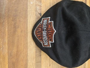 Harley Davidson Herren Canvas Paper Boy Mütze Cap grau Biker Motorrad L - Bild 1 von 11