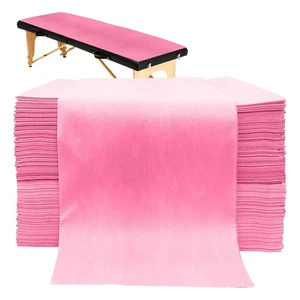 100 Stück Einweg Massageliege Laken, Rosa Spa Bettbezüge für Kosmetikerin, ... - Bild 1 von 8