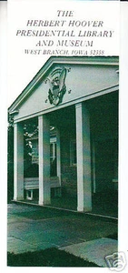 Herbert Hoover Presidential Library West Branch, IA Photos History Brochure 1970 - Picture 1 of 1