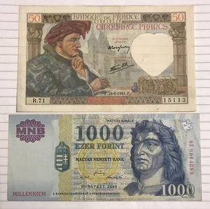 Set of paper money of the world - Picture 1 of 2