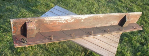 Antique Barn Rustic coat Rack Authentic 7 Hooks Charming Weatherworn Cover