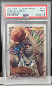 1994-95 Finest - Shaq O'neal - #CS1 Cornerstone w/ Coating PSA 9 MINT - Picture 1 of 2