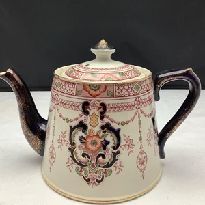 Tetera Samuel Johnson con patrón estilo Imari C.1920 - Imagen 1 de 11