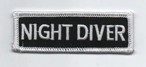 Florida High Adventure Sea Base, "Night Diver" Strip Patch, Mint! - Picture 1 of 1