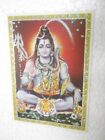 LORD SHIVA Glitter Poster Hindu God Dev unique puja pray india 7"5"