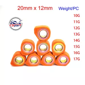 20X12 Variator Roller Weights for YP250 Majesty 250 300 400 APRILIA MBK Linhai - Picture 1 of 11