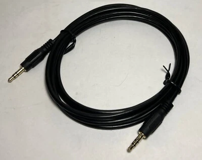 CW Keyer paddle Cable 6 feet, 1/8" (3.5mm) and 1/4"adapter, SHIELDED cable - Image 1 of 3