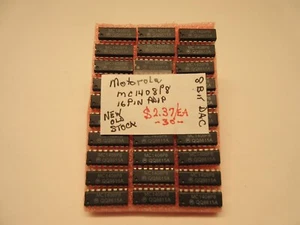 MOTOROLA MC1408P8 8BIT DAC, 16 PIN, NEW, OUT OF BOX - Picture 1 of 2