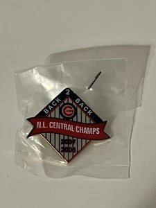 2007 und 2008 Chicago Cubs Back 2 Back NL Central Division Champions Pin - Bild 1 von 1