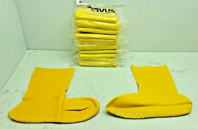 12 Pairs Honeywell Servus A352 12" Overboot Latex Disposable Booties Size M - Image 1 of 4