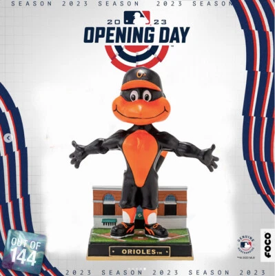 The Oriole Bird Baltimore Orioles Gate Series Mascot Bobblehead -Ltd Ed 144 - Image 1 of 4