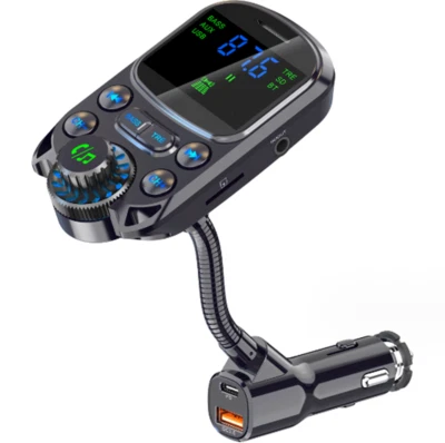 Wireless Bluetooth Car MP3 Player FM Transmitter U Disk TF Charge For Samsung - Image 1 of 4